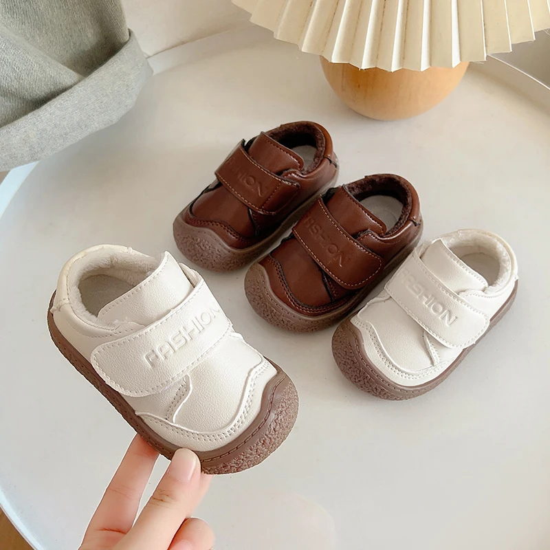 

Baby Casual Shoes Winter Warm Girls Boys Toddler Shoes Children Plus Comfortable Soft Soled Anti Slip Infant First Walkers Shoes