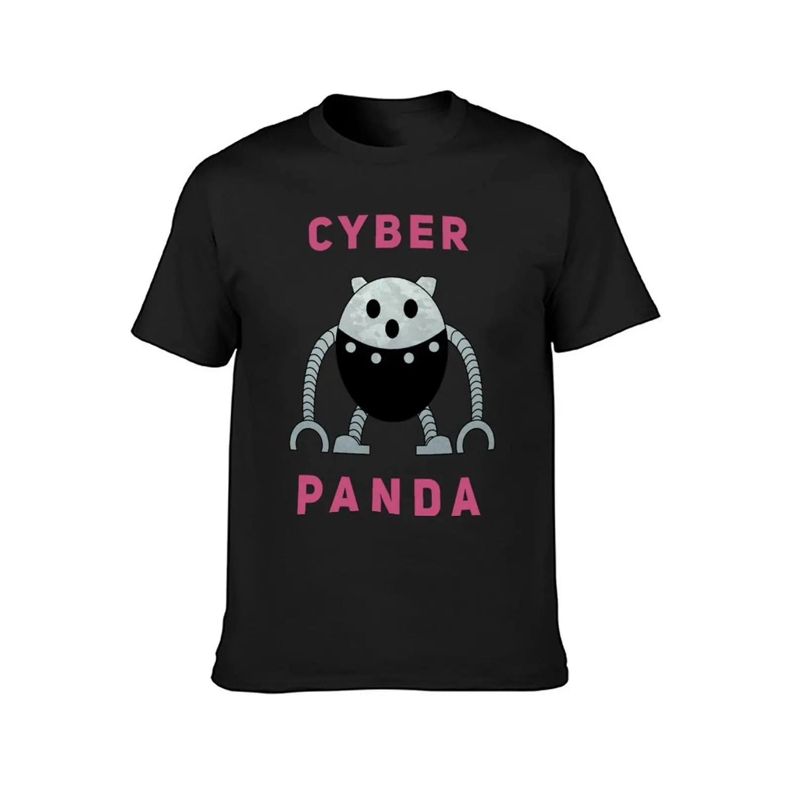 Cyber Panda T-Shirt quick drying tops t shirts for men cotton