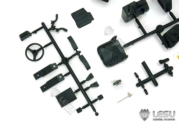 LESU Für 1/14 Baggermodell Fahrersitz-Modifikation Multifunktions-LCD-Display LKW DIY Zubehör Spielzeug – Detail 14