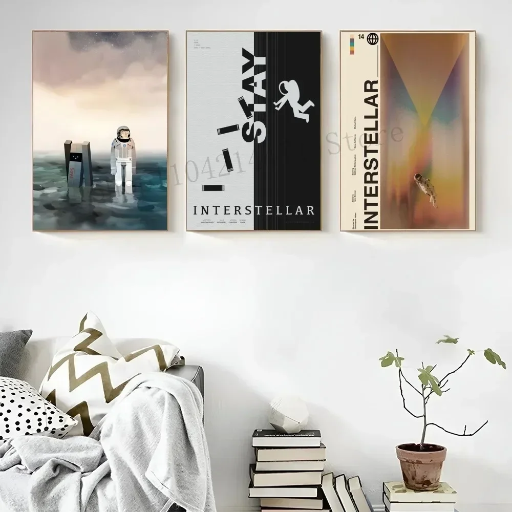 الكرتون I-النجوم الفضاء الجمالية قماش اللوحة ملصق جدار صورة فنية غرفة الديكور #2