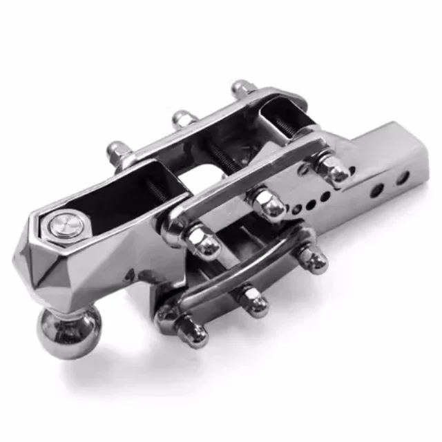 調整可能な10cmステンレス鋼カーフック、牽引用ボールロック付き調整可能なトレーラーヒッチマウント、アームトラクションコネクター