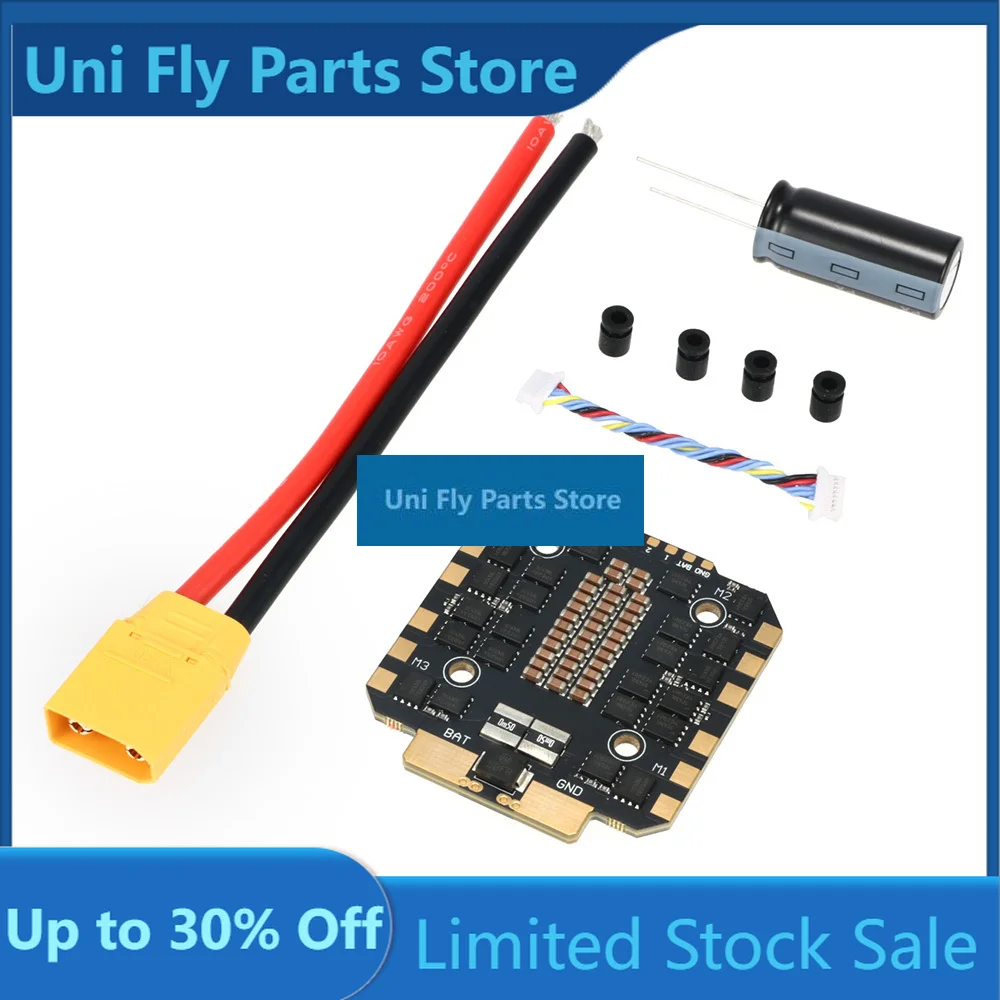 UniFlyUangel 80A 4in1 ESC BLHeli_S DShot600 6-8S LiPo 30.5mm Mount For 7