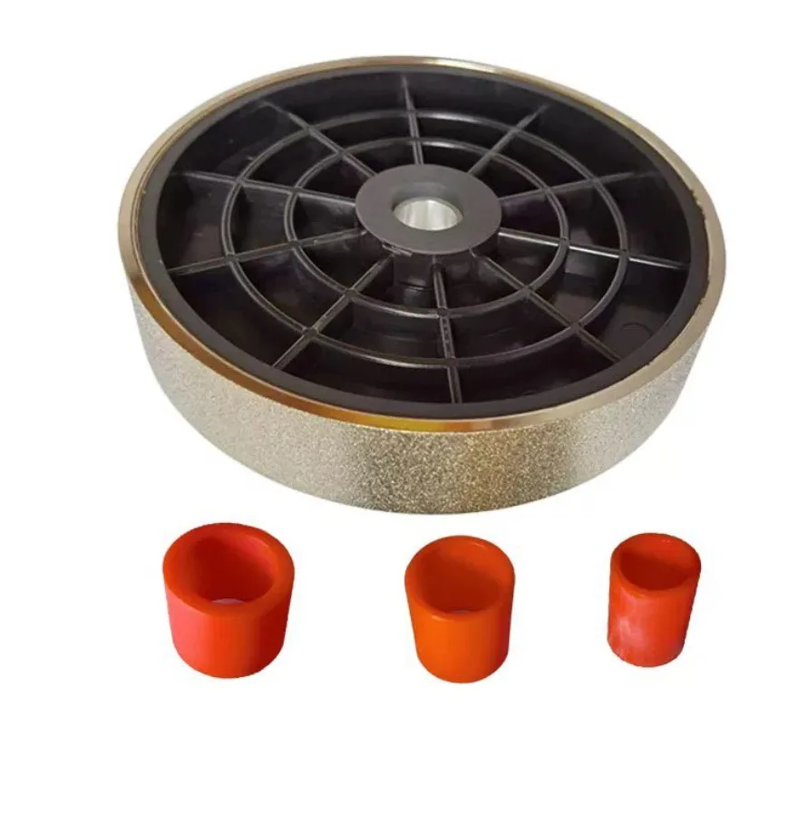 

Алмазный шлифовальный круг 6 дюймов, отверстие 150x38x25,4 мм с 3-кулачковым редуктором, полировальный круг из гальванического сплава от 19 до 16 до 12,7