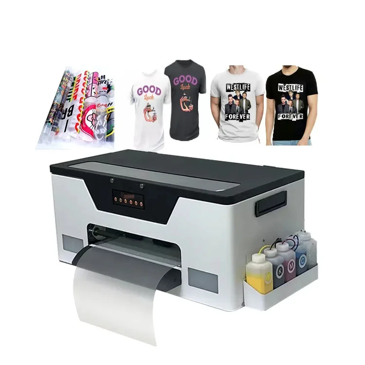 High Resolution Smart Mini A3 Heat Transfer Customized T-Shirt Inkjet Printing Machine DTF White Ink Printer For Cotton