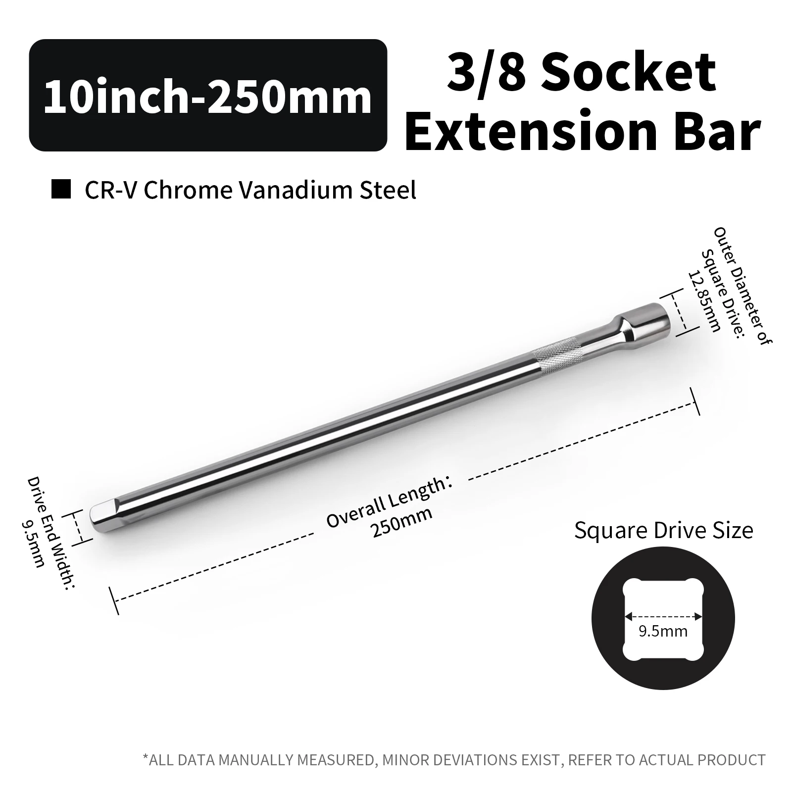Удлинители для трещоточного ключа Norishield 1/4'' 3/8'' 1/2'' — фото товара