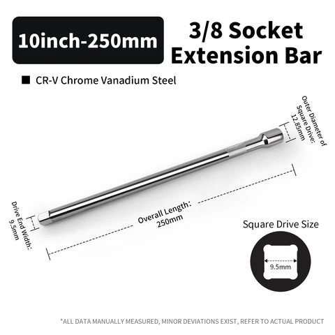 Удлинители для трещоточного ключа Norishield 1/4'' 3/8'' 1/2'' — фото товара