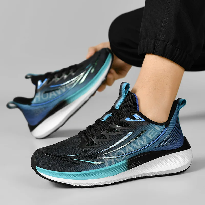 Marathon Mesh Running Shoes For Men Lightweight Breathable Mesh Sneakers Men Outdoor Sport Shoes Tennis Shoes Size 39-48
