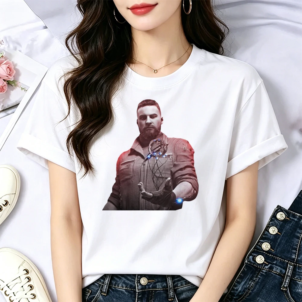 Atomic Heart top tees women alternative  emo harajuku baddie gothic shirt scene  graphic cheap
