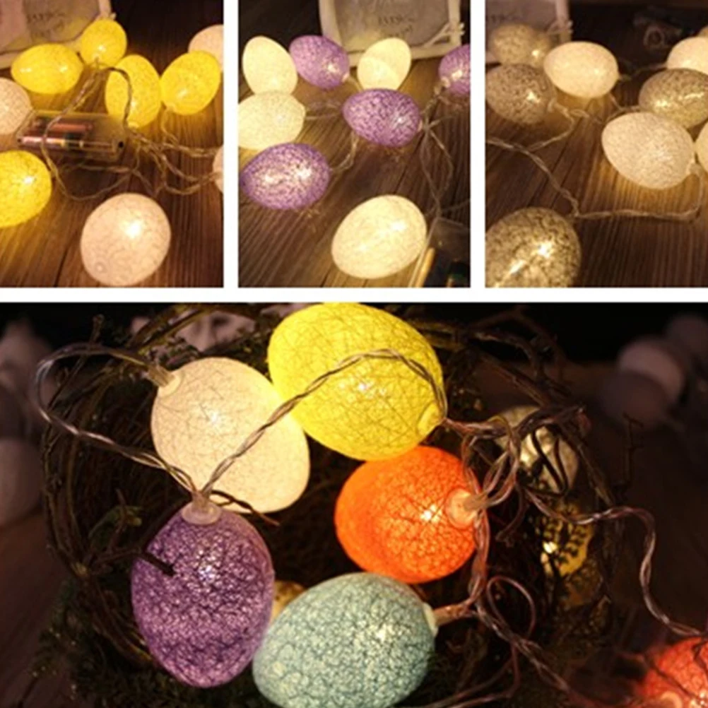 

1Pc 1.8M 10-LED Cotton Thread Light String Powered Delicate Shining String Light Festival Party Decorative Night
