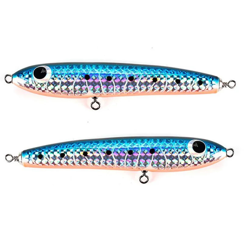 

LUTAC Wooden Stick Bait Lure 22cm 120g Simulation Laser Sea Fishing Lure Wobblers For Perch