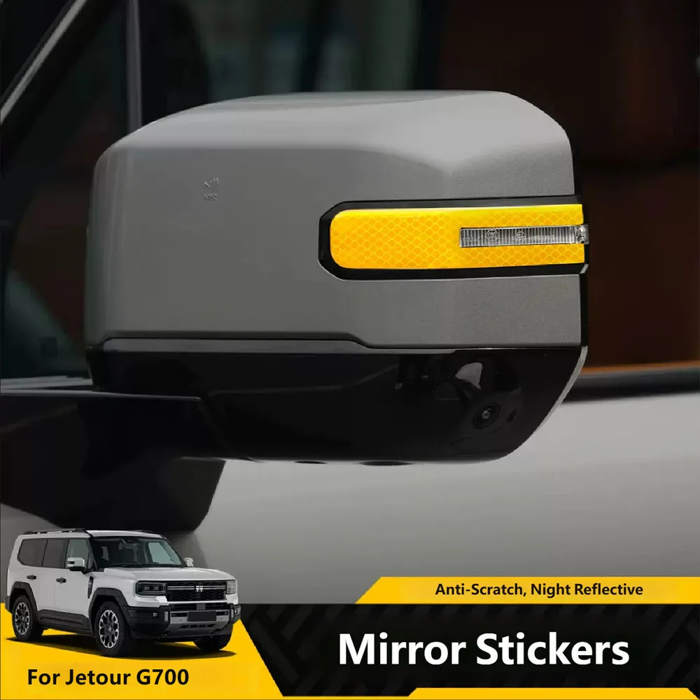 

For Jetour G700 2025 2026 Car Rearview Mirror Anti-friction Strip Car Door Anti-collision Strip Anti-scratch Refit Accessories