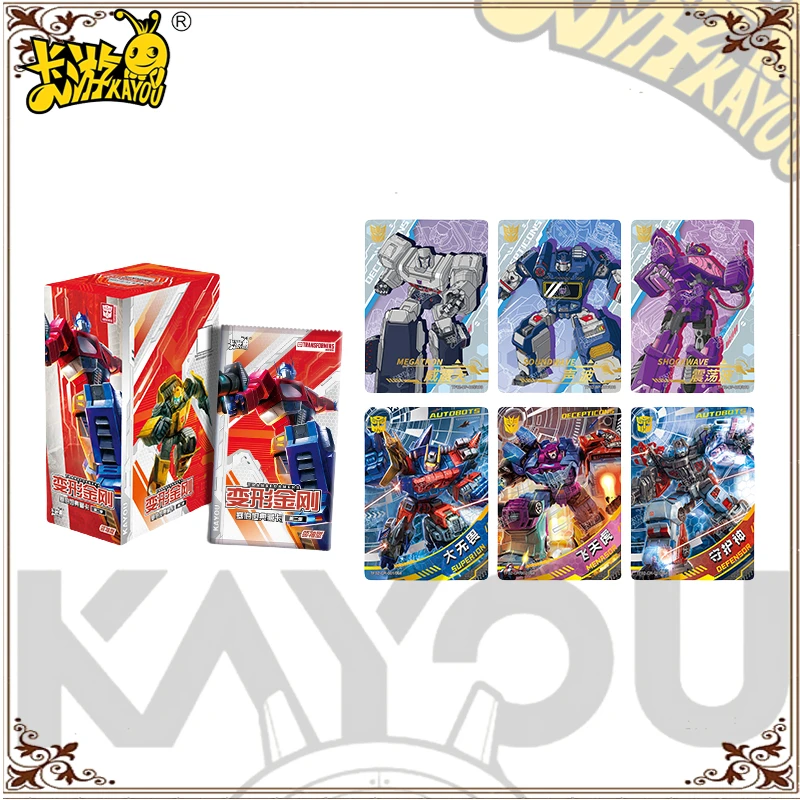 Kayou Original Transformers Card Leader Edition Optimus Prime Peripheral Card Book Collection Booking Game Card