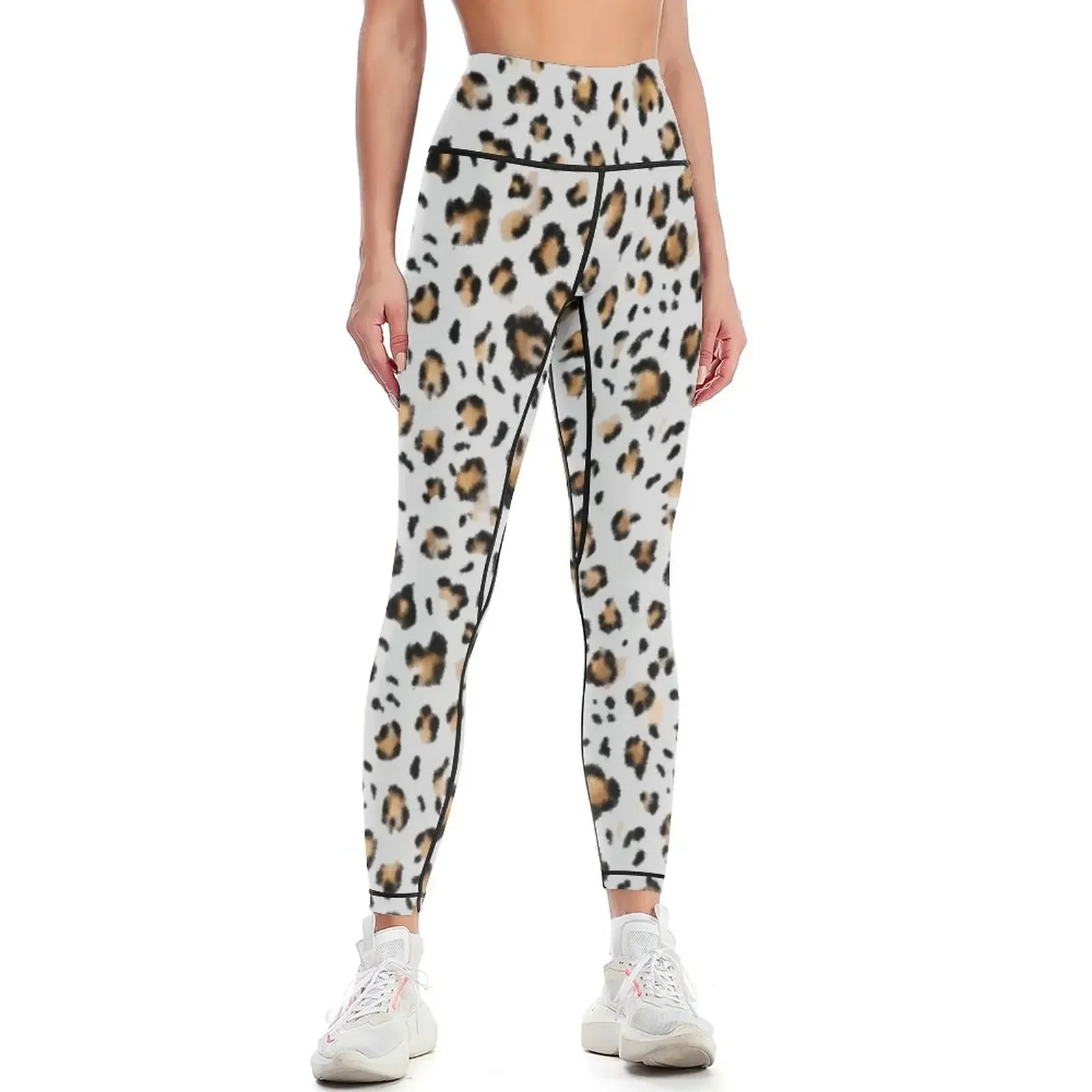 

snow leopard Leggings Women's gym gym clothing joggers for legging pants raises butt Womens Leggings