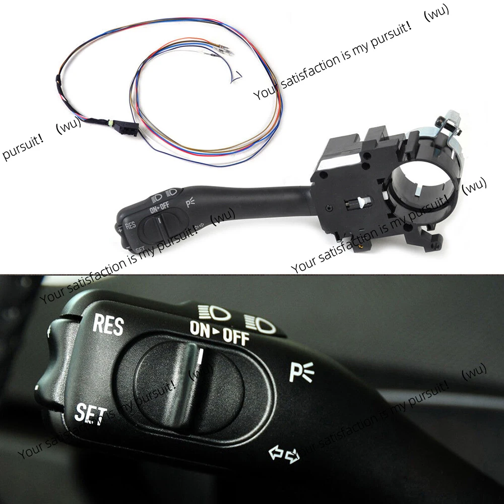 Suitable for Volkswagen Golf 4, Jetta MK4, Passat, Beetle 2000-2010 cruise control lever switch system, lever + wiring harness
