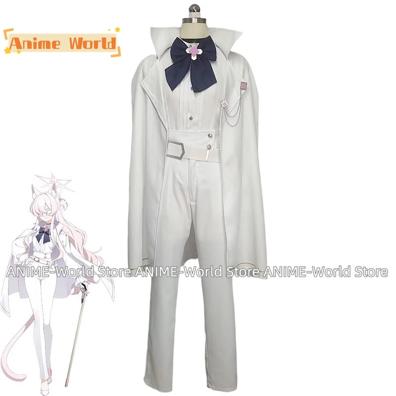 

《Custom Made》Game Blue Archive Akira Cosplay Costume Cute Party Suit Coat Shirt PantsHalloween Carnival Uniforms Anime Clothing