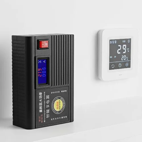 Intelligent Energy Saving Device Digital Display Efficient Power Saver for Home Office Commercial Occasions