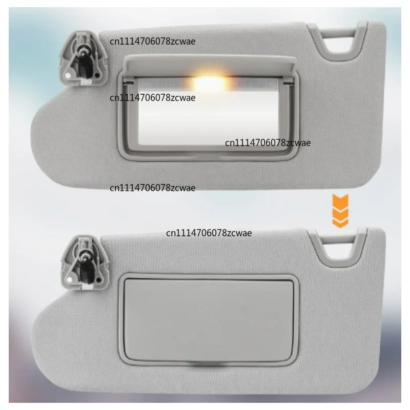 Suitable for Nissan Maxima 2016-2021 sun visor, beige/gray, illuminated makeup mirror OE 96401-3TA2A in-car sunshade replacement
