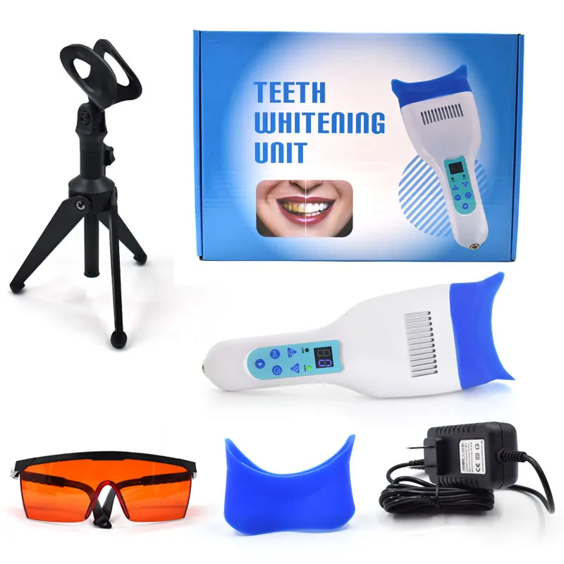 

10 Leds Lights Handheld Portable Dental Oral Laser Teeth Whitening Accelerator Home Use Cold Light Bleaching Whitening Lamp