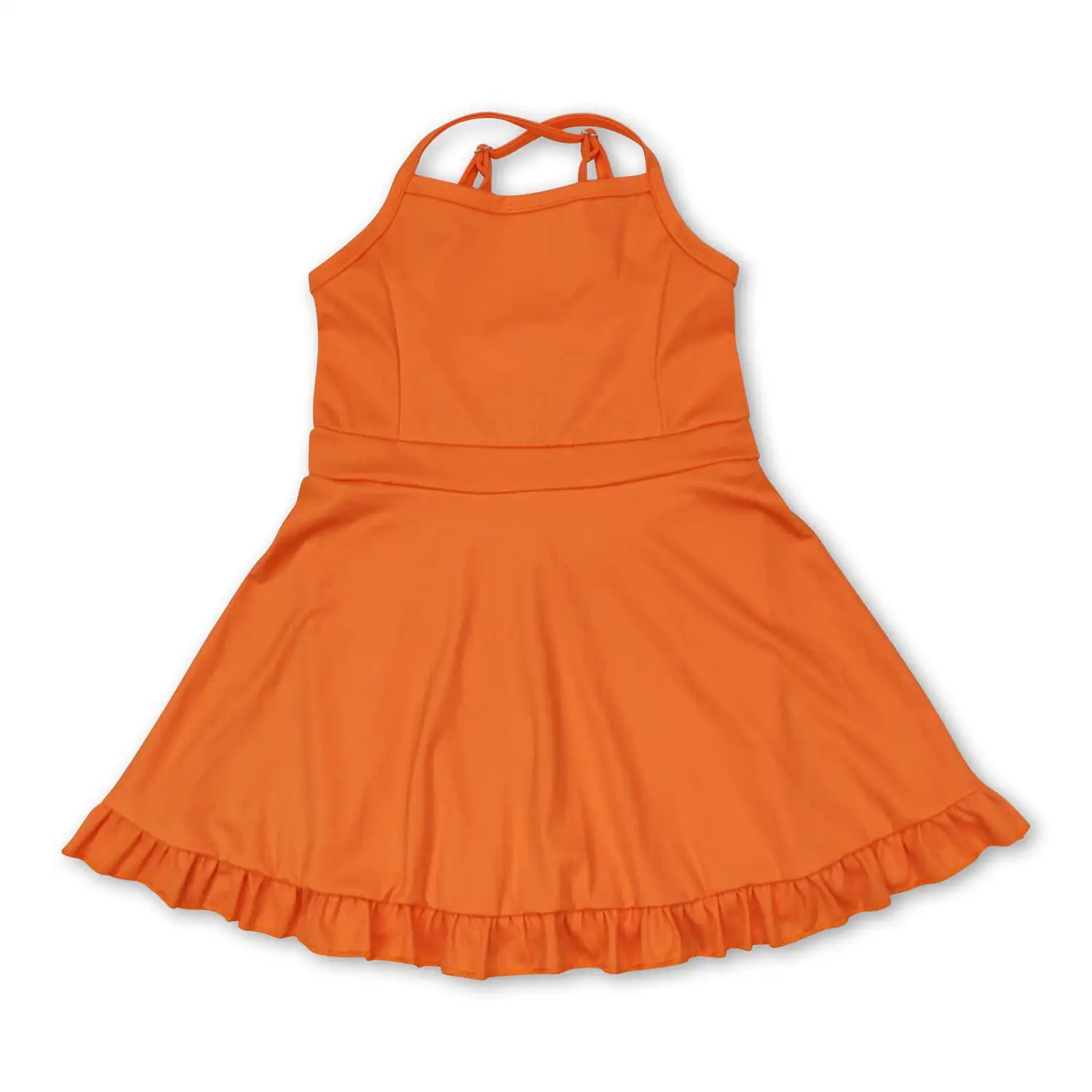 Robes de sport tricotées pour bébés filles, longueur genou, pour le sport et les activités