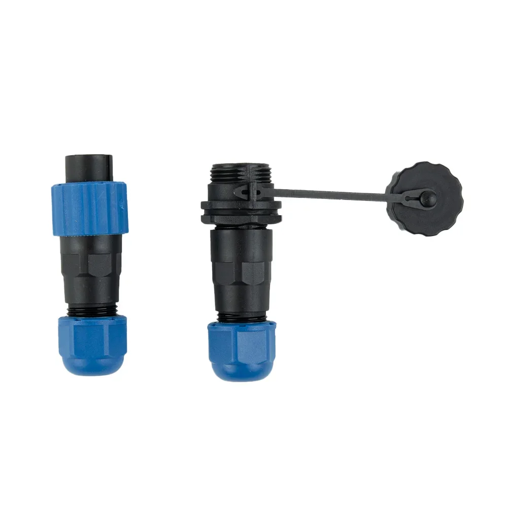 SP13 4 Pin Aviation Connector Socket IP68 Waterproof Plug and Socket Inline Connector for Outdoor Applications