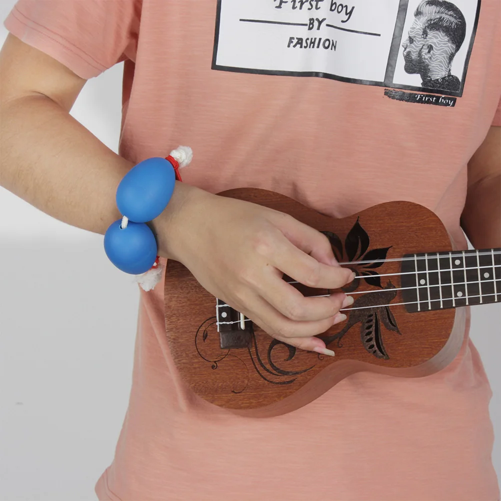 4 Uds. Huevos de arena Djembe juguete musical para niños instrumentos para niños huevo Musical de plástico \ juguetes para bebés para niños