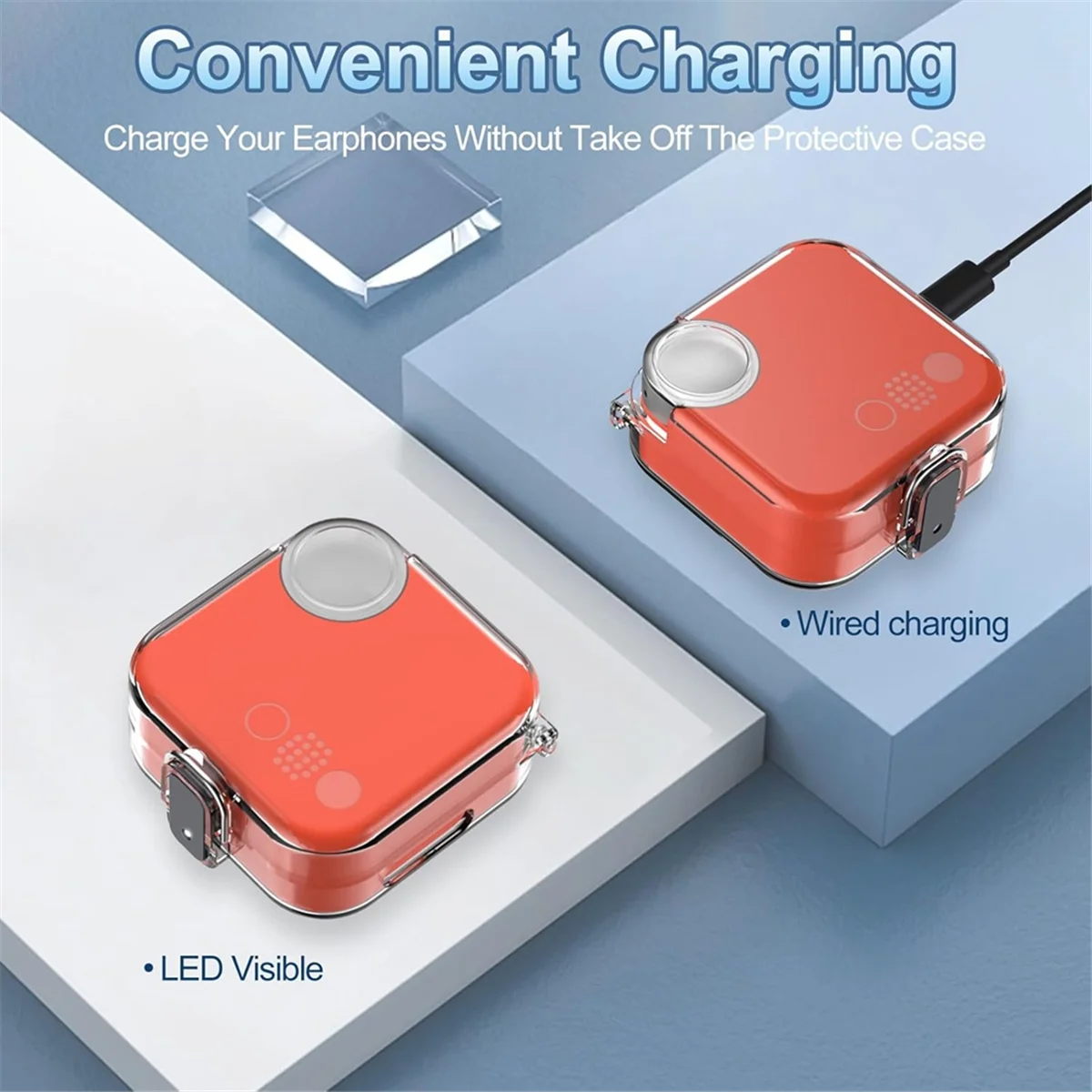 POP-étui pour écouteurs pour boutons CMF, coque rigide pour écouteurs, étui de protection transparent pour écouteurs CMF, étui pour écouteurs avec