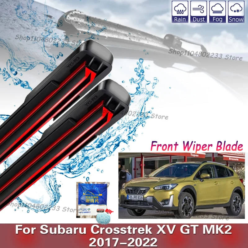 

Fit For Subaru Crosstrek XV GT MK2 2017~2022 2022 Front Set Windshield Windscreen Wiper Blades Cleaning Replacement Accessories