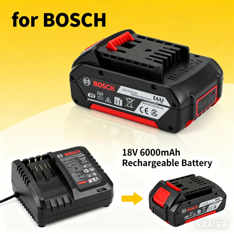 

Original 18V 6.0Ah Replacement Lithium Ion Battery For Milwaukee M18 Power Tool Batteries 48-11-1815 ⚡ 48-11-1860 Z50