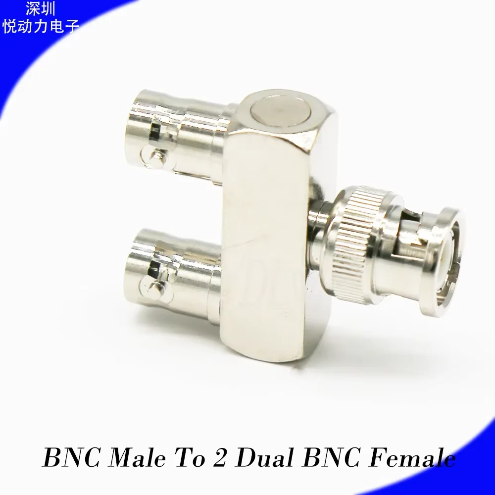 BNC High Frequency Coaxial Adapter All Copper BNC Revolution BNC Female Tee Q9 Head RF Connector BNCJK