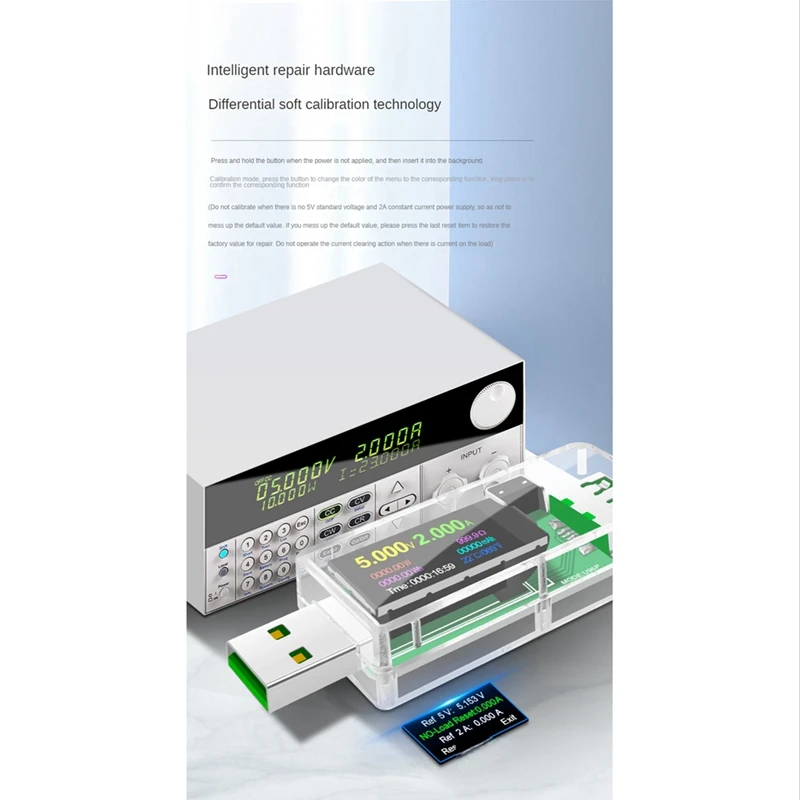 Imagem -04 - Voltímetro Digital Testador Usb dc Corrente de Tensão Amperímetro Volt Detector Carregador Medidor Indicador U96p 13 em
