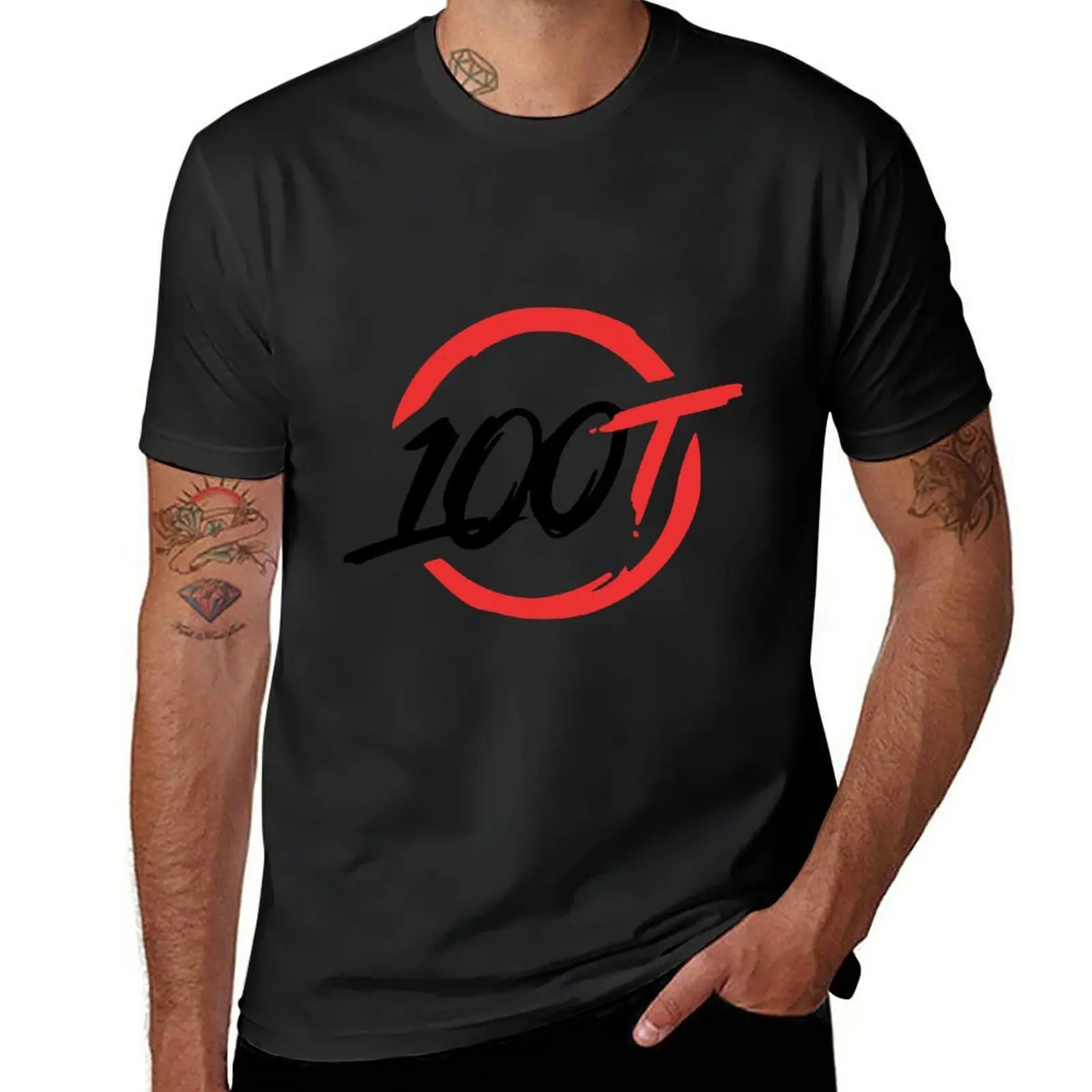 New 100 Thieves Logo T-Shirt new edition t shirt vintage clothes t shirts for men cotton