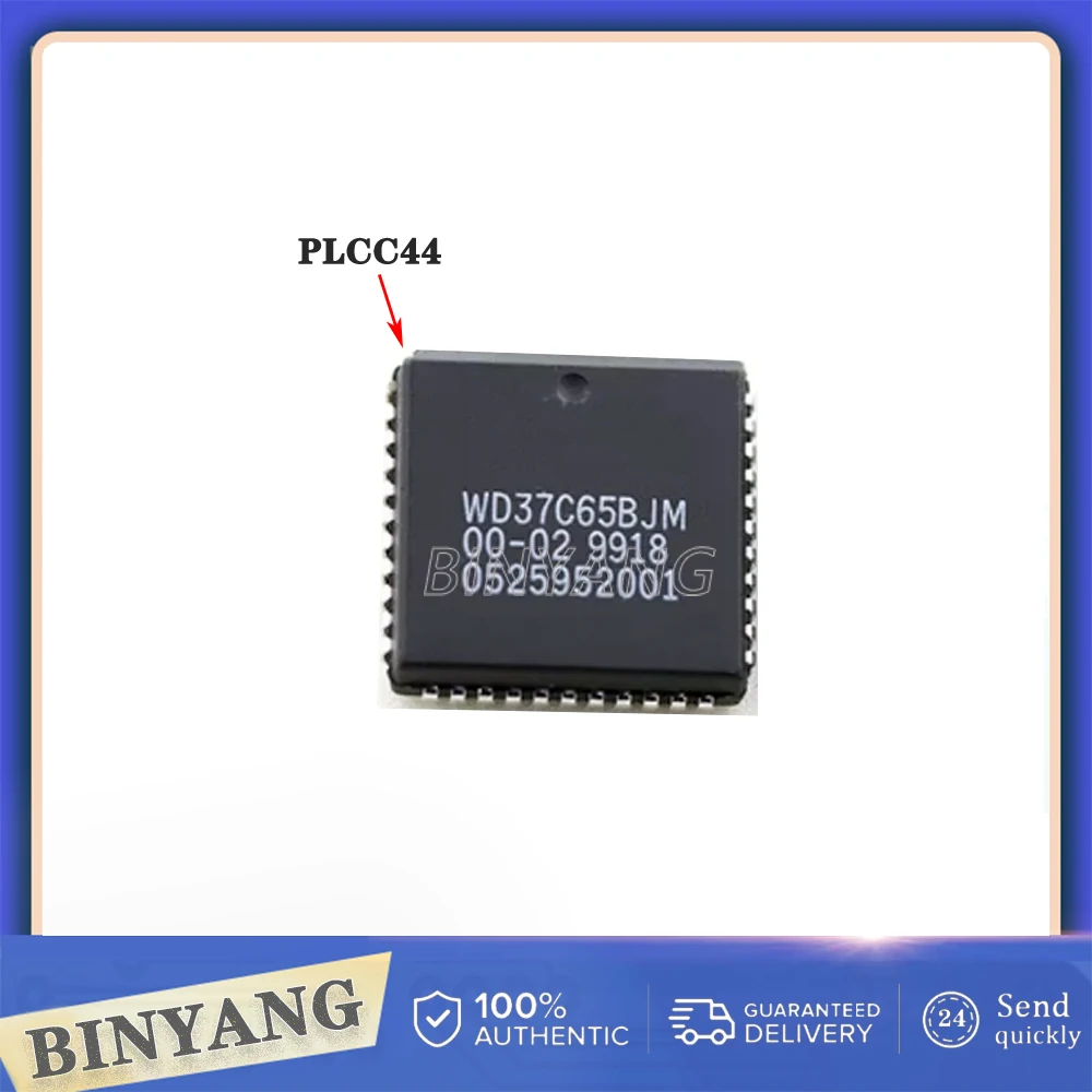 

5 шт./лот WD37C65BJM WD37C65 PLCC44 100% новые импортные оригинальные микросхемы, быстрая доставка