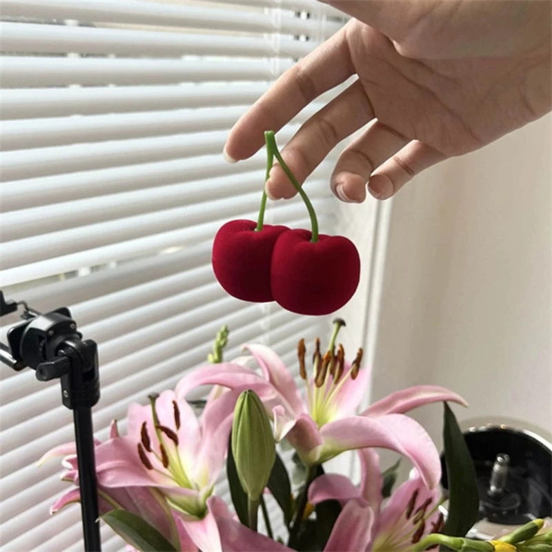 Practical Jewelry Holder Cherry Shaped Gift Box Stylish Earrings Dropshipping