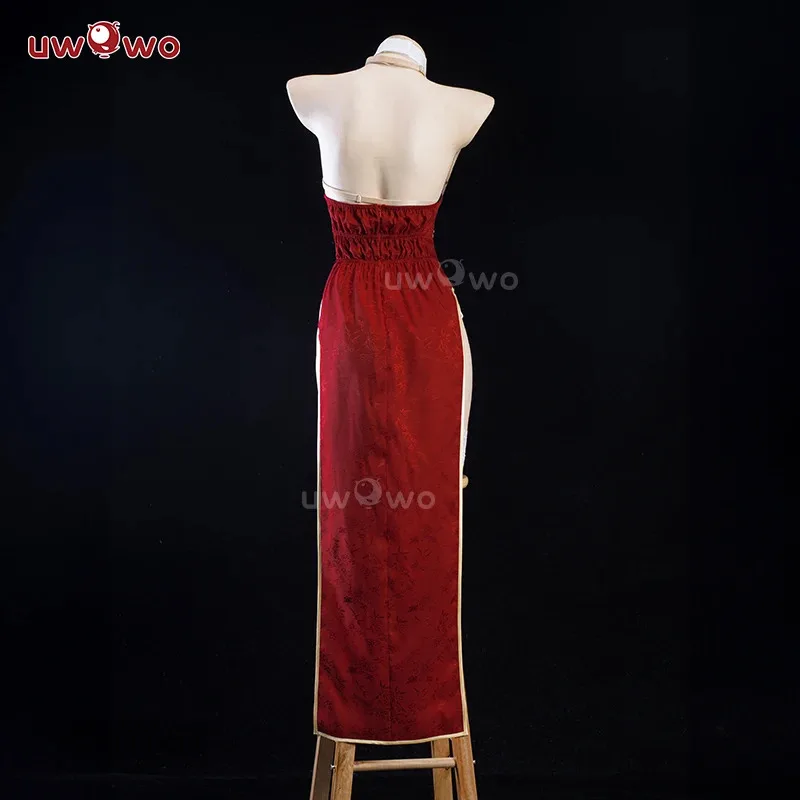 

Zizi 2025 UWOWO игра Azur Lanee Cheshiree Новый год Cheongsam косплей красное платье костюм на Хэллоуин
