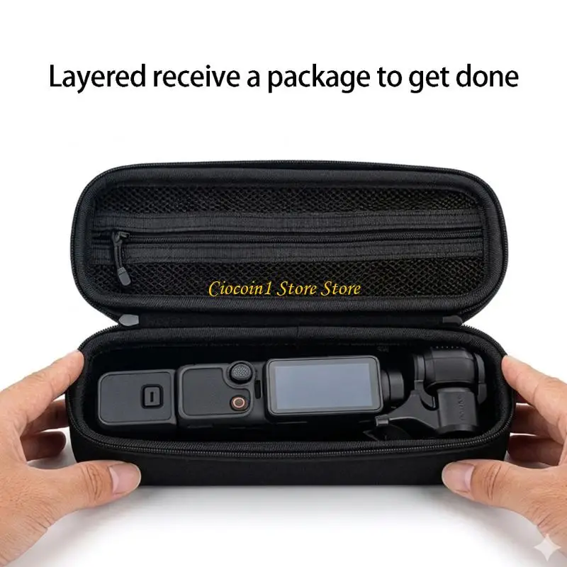A3PC Portable EVA Carrying Case For Pocket 4/3 Action Cameras Bag Shockproof Box