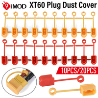 9IMOD 10/20PCS XT60 Plug Cover Female Head Dust Cover Rubber Terminal Insulated Protective Suitable for Rc Lipo Battery