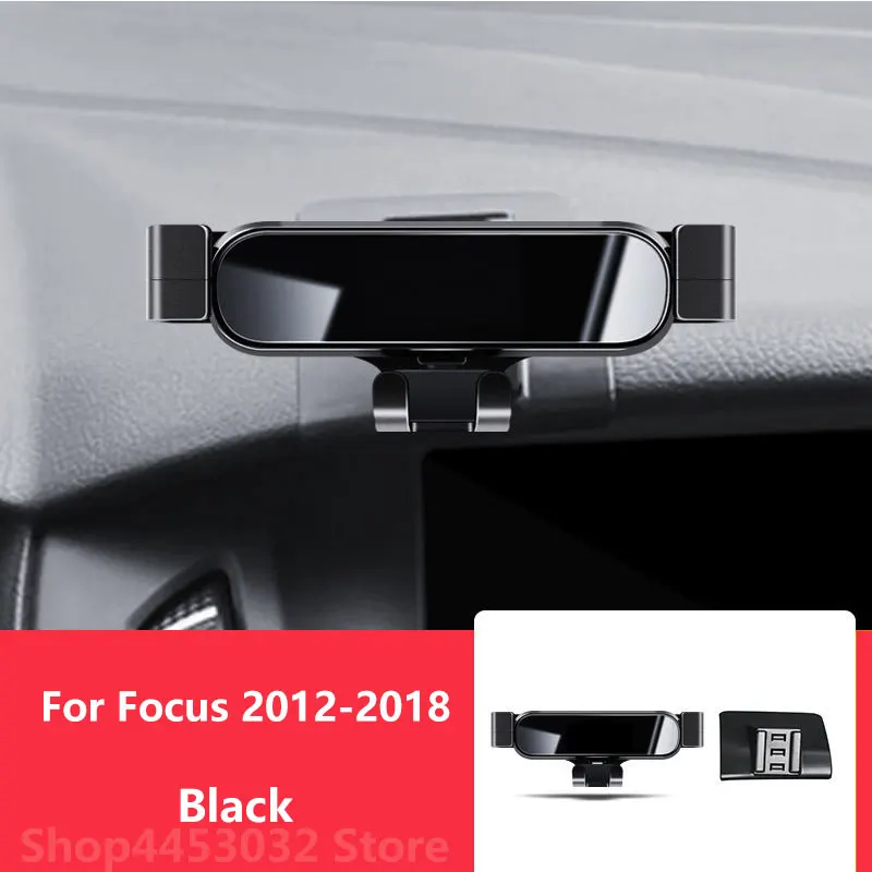 Car Mobile Phone Holder for Ford Focus 2022 - 2012 Smartphone Mounts Car Styling Bracket GPS Stand Rotatable Support Accessories