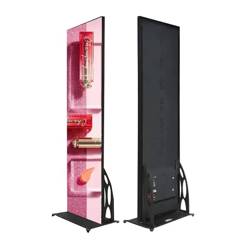 LED Poster Display Standing P1.86 P2 P2.5 Indoor Video Wall LED Screen Display LED Banner Video Wall Panel