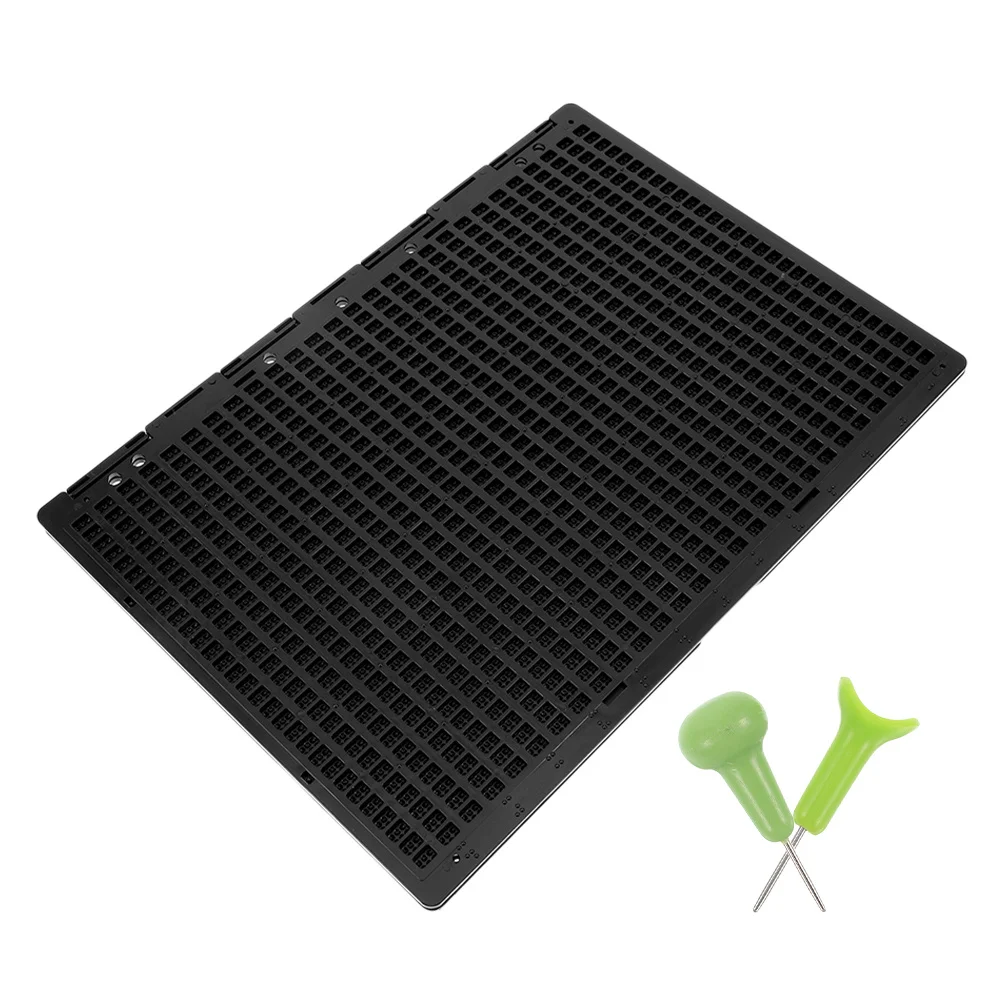 

1set 1Set Braille 27 Rows 30 Cells Thickened Design Stable Tactile Feedback Large Capacity For Blind Students Education Portable