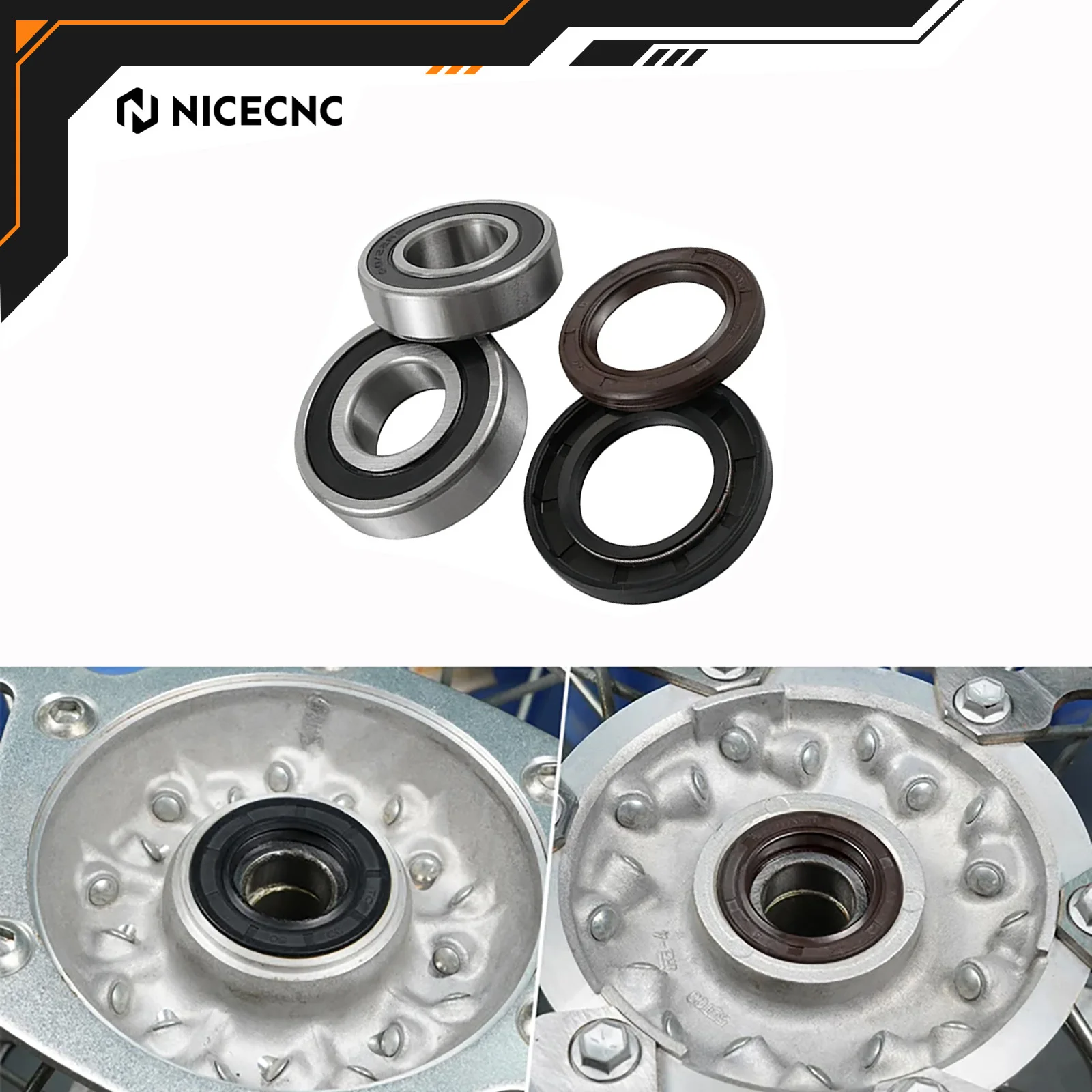 

NICECNC For YAMAHA YZ125 YZ250 YZ250F YZ450F YZ125X YZ250X YZ250FX YZ450FX WR426F WR250F WR450F Rear Wheel Bearings & Seals Kit
