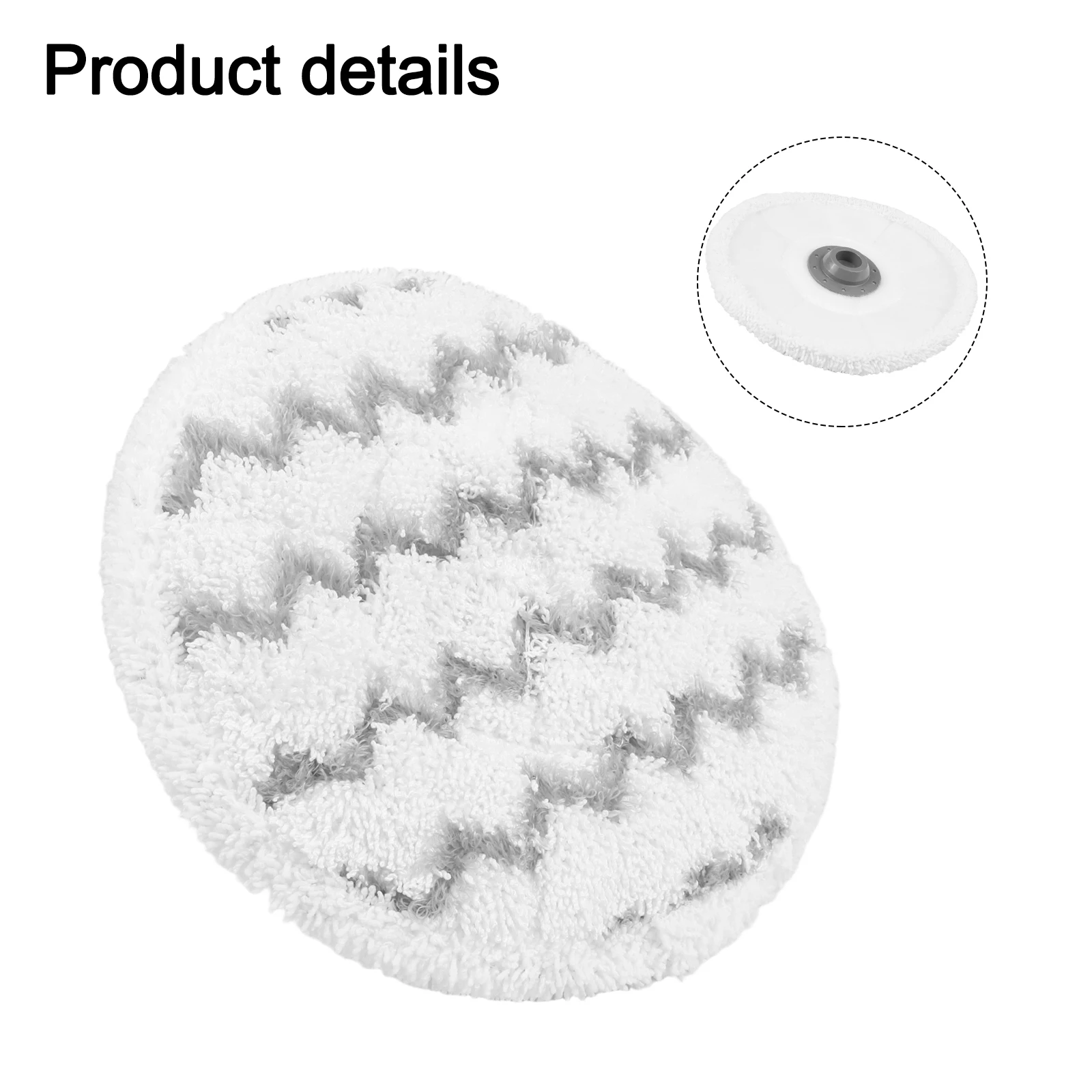 For Everyday Cleaning As Shown Microfiber Cleaning Pads for Steam Multi-pack Mop Pads Practical Use Scrubbing Strips Included