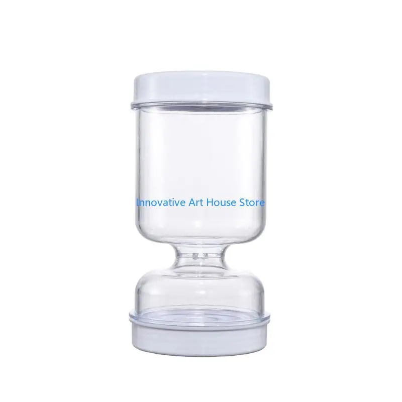 E1PC Cucumber Jar Cucumber Container Leak-proof Cucumber Juice Separator Jar Hourglass Holder Dispenser