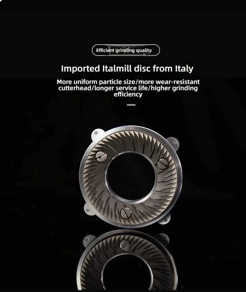 LX T64 가변 속도 커피 원두 분쇄기 64mm 플랫 버 에스프레소 커피 그라인더 싱글 도즈 그라인더 밀러