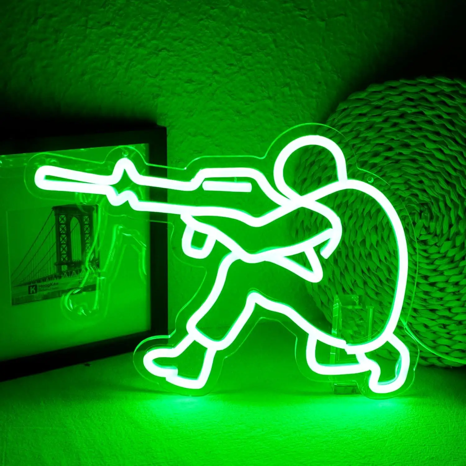 

Shooter Neon Sign Game LED Lights for Gamer Room Man Cave Bedroom Bar Pub Playroom Commercial Streets Party Decoration