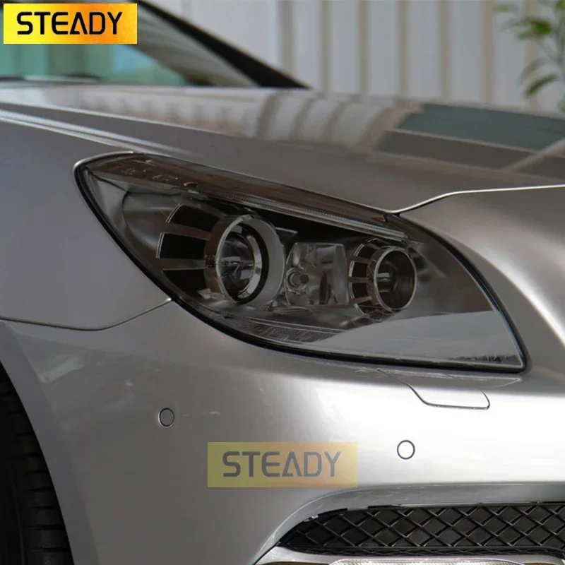 

2 Pcs Car Headlight Protective Film Transparent Black TPU Sticker For Mercedes Benz SLK Class R172 AMG 2011-2015 Accessories