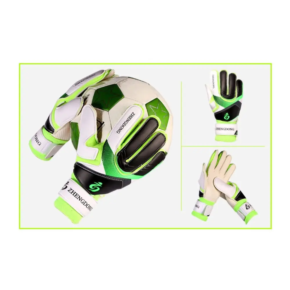 Verschleißfeste Fußballhandschuhe, rutschfest, dickes Latex, Torwarthandschuhe, bunt, rutschfest, Torwart-Trainingshandschuhe für Kinder