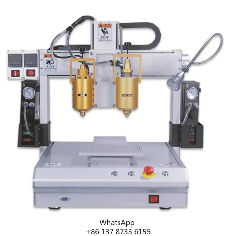 Precision AB Glue Doming Machine Automatic 220v Epoxy Resin Dispenser For Labels & Stickers 1 Year Warranty PLC Core Components
