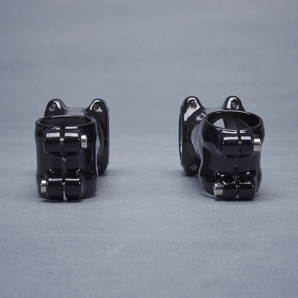 Bicycle Stem MTB Road Bike Handlebar Stem 28.6-31.8mm Aluminum+Carbon Stem 60/70/80/90/100/110/120mm Angle 6/17 Degrees