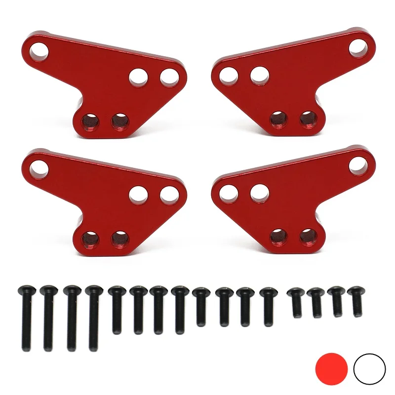 4pcs Metal Front Rear Shock Absorber Lower Mount seat for 1/10 Traxxas MAXX 2.0 V2 89076-4 WideMaxx Upgrade Parts Accessories