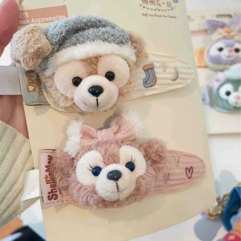 

Disney Duffy Shelliemay Plush Bb Clip Girl Bangs Hair Clip Kawaii Diy Doll Wig Pet Hair Hair Accessories Girl Birthday Gift